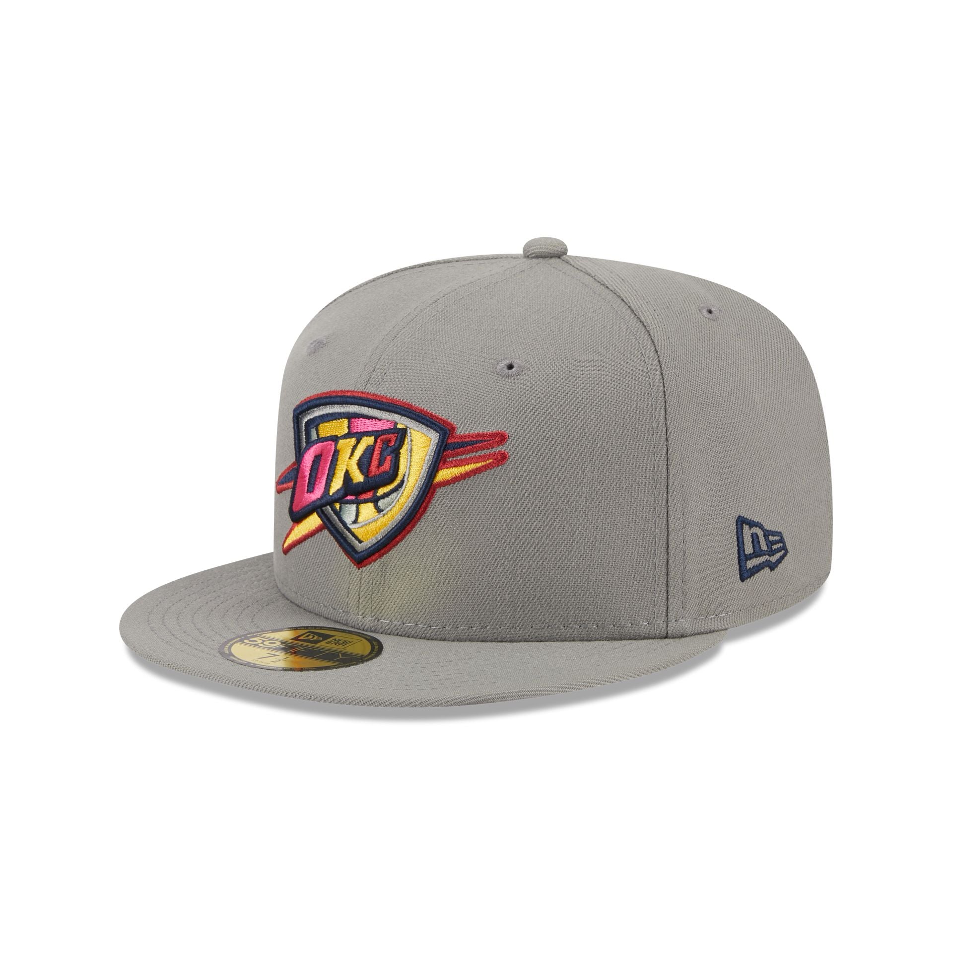 Oklahoma City Thunder Color Pack Gray 59FIFTY Fitted Hat – New Era Cap