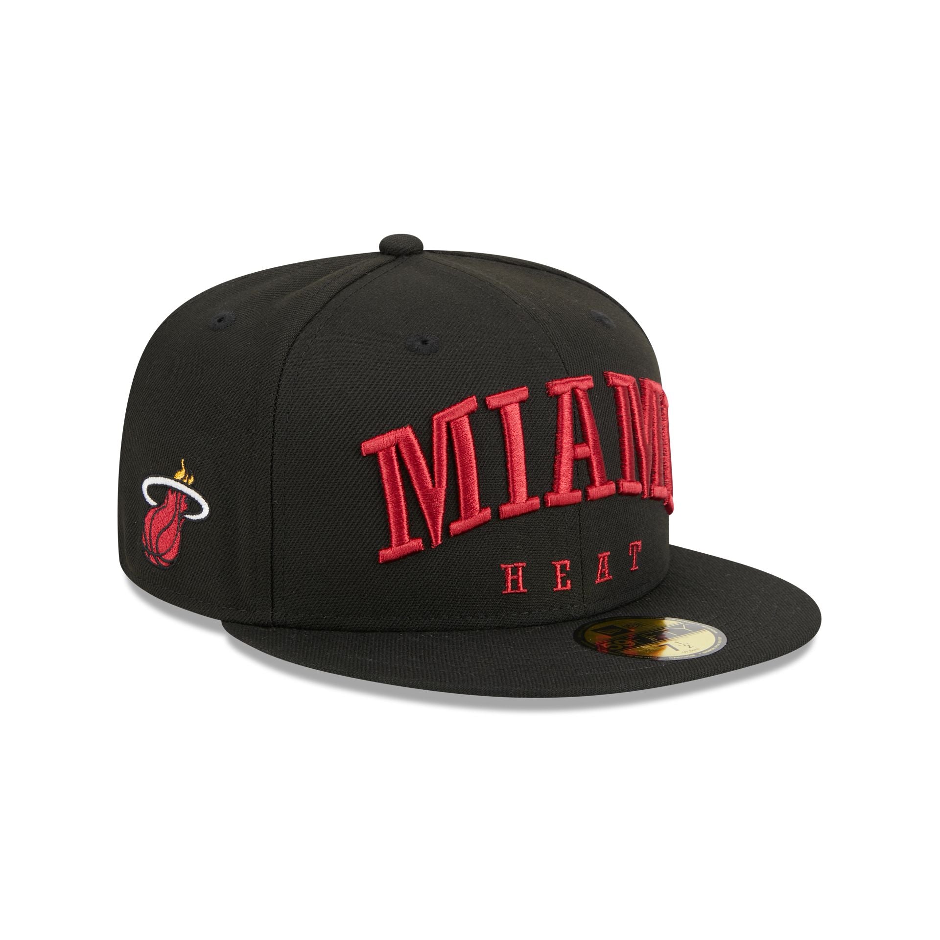 Miami Heat Sport Night Wordmark 59FIFTY Fitted Hat – New Era Cap