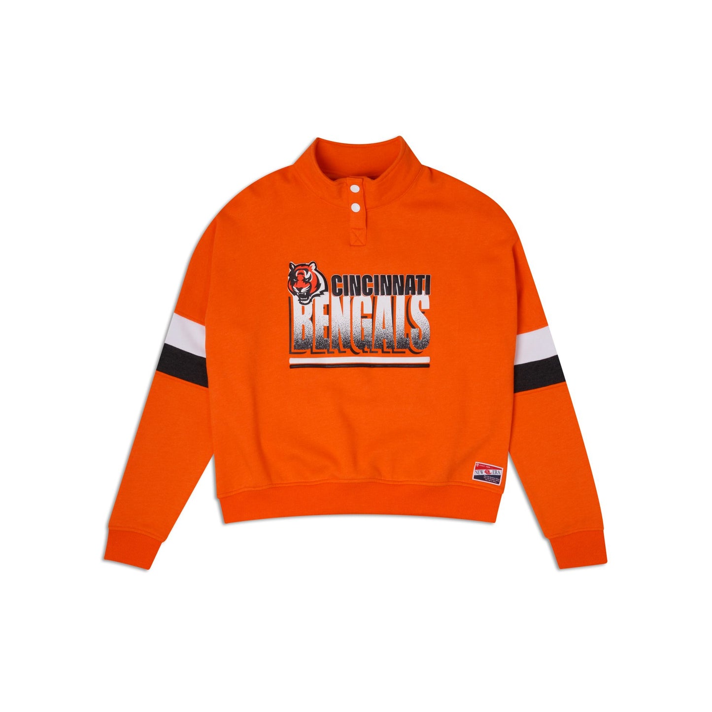 Cincinnati Bengals Throwback Women's Mockneck Sweatshirt