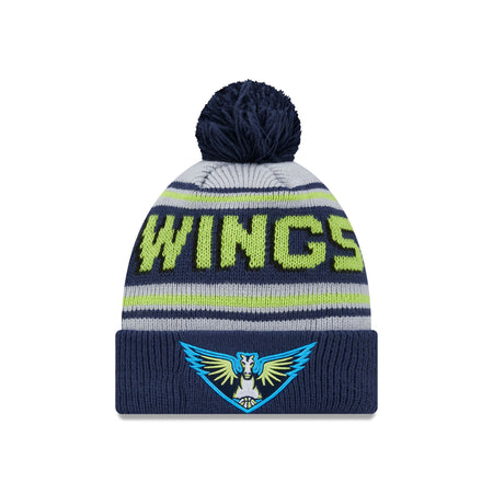 Dallas Wings 2024 Team Pom Knit Hat