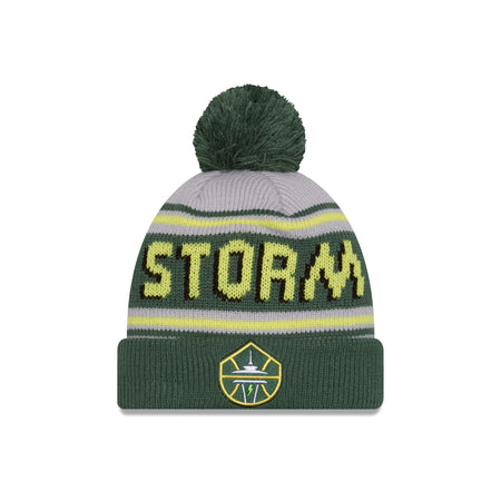 Seattle Storm 2024 Team Pom Knit Hat