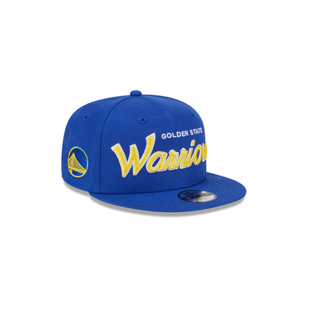 Golden State Warriors Script Kids 9FIFTY Snapback Hat