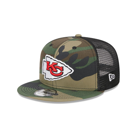 Kansas City Chiefs Camo 9FIFTY Trucker Snapback Hat