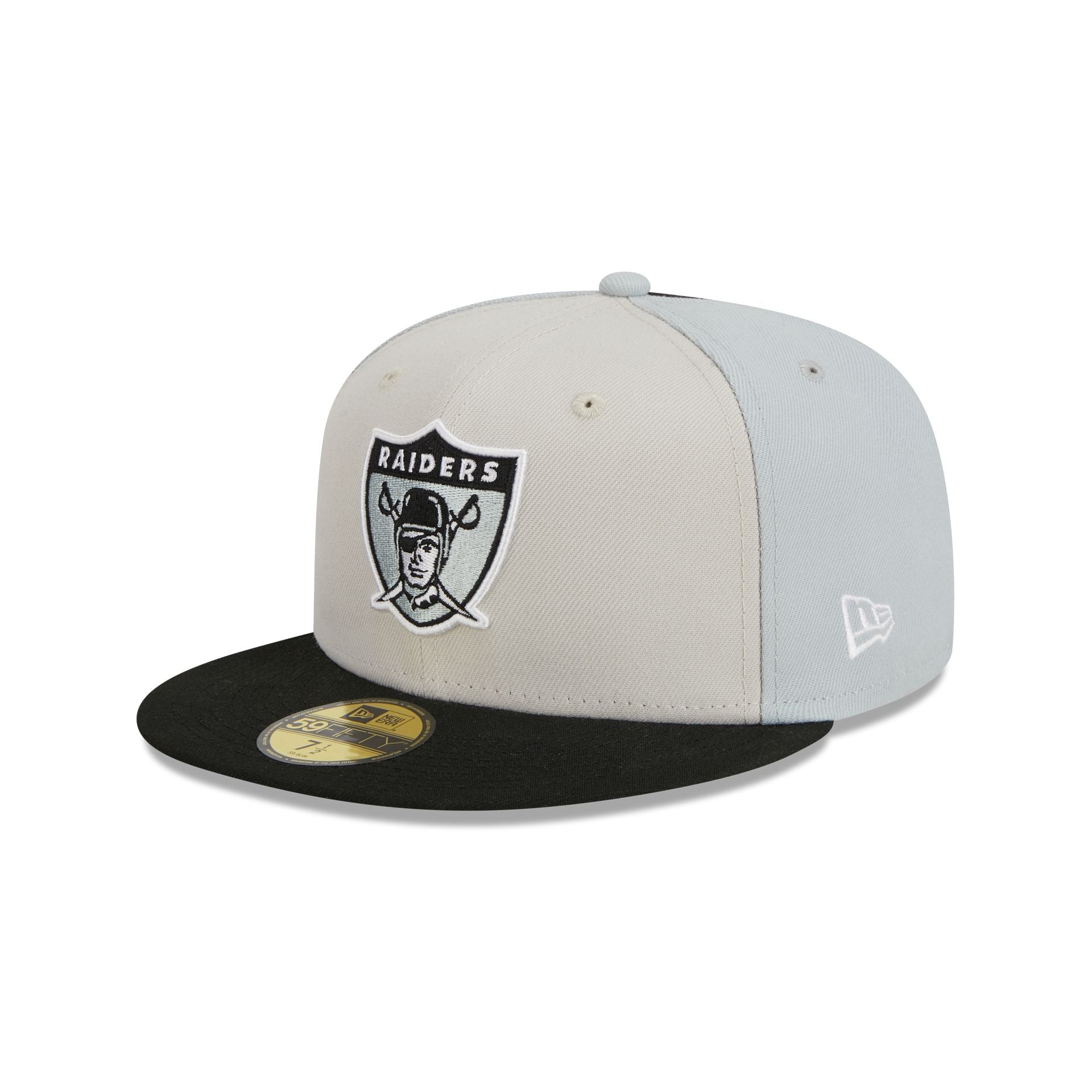Las Vegas Raiders New Era Fitted 59FIFTY Hat Size 8 