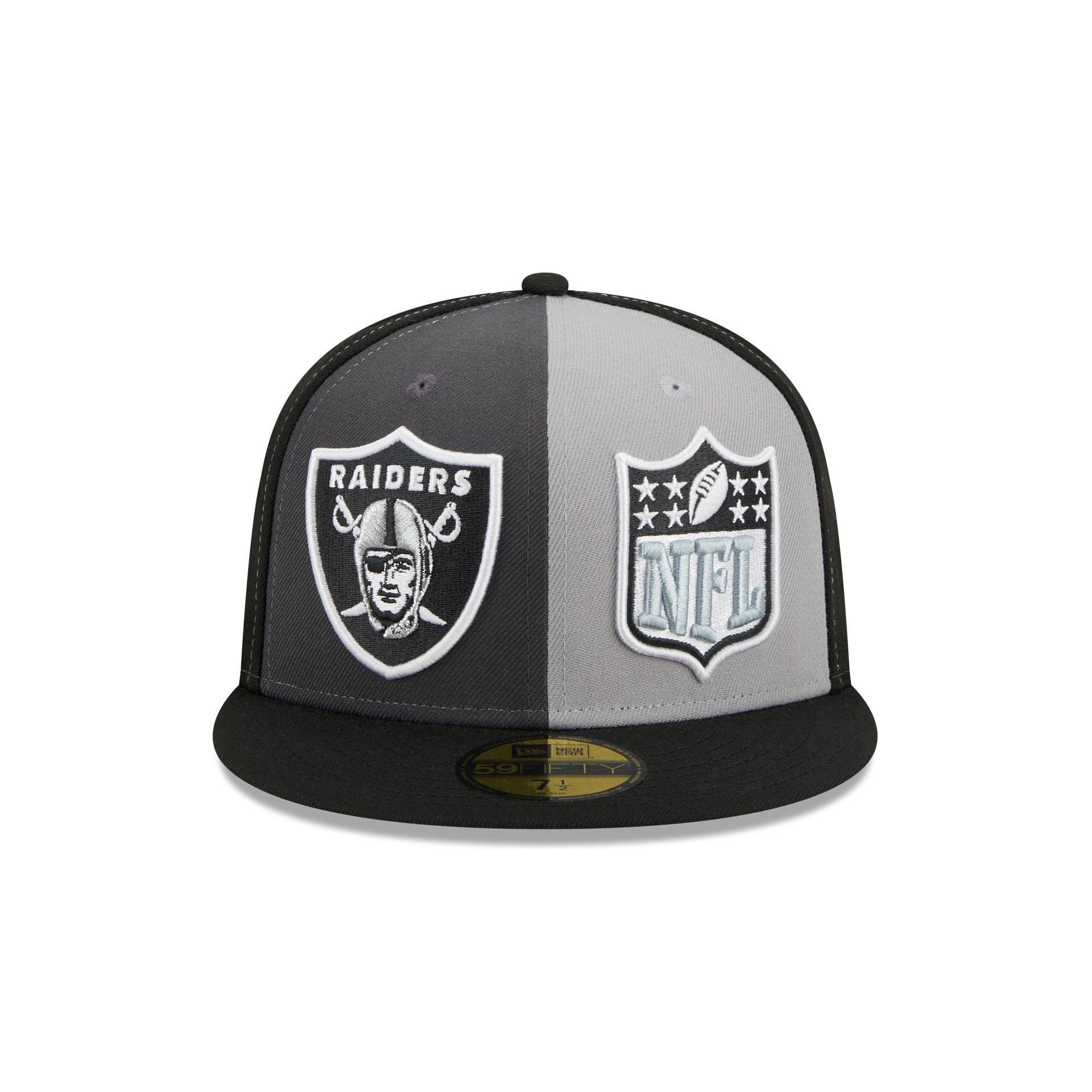 Las Vegas Raiders New Era Omaha 59FIFTY Fitted Hat - Black