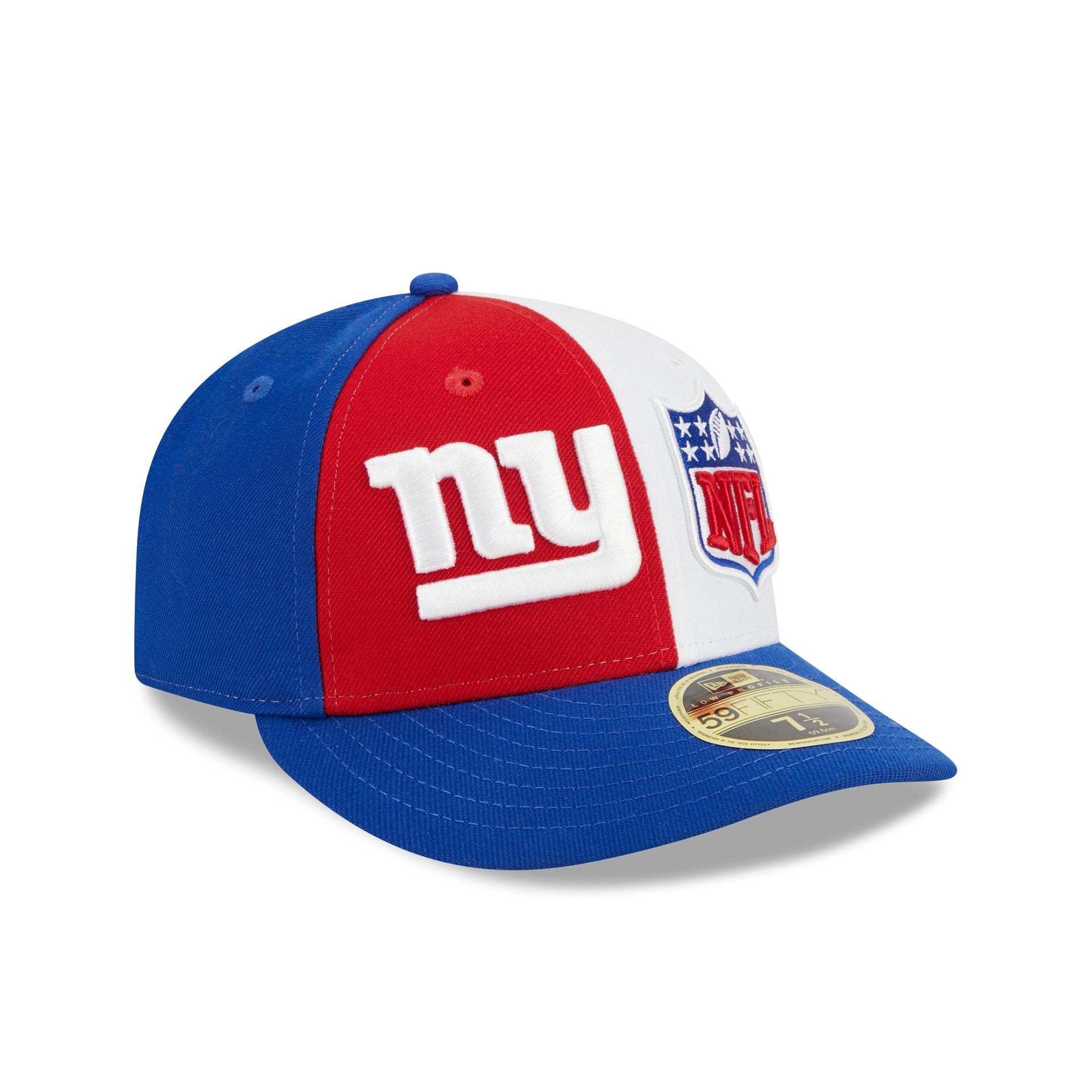 New Era Men's Red, Royal New York Giants 2023 Sideline Low Profile 59FIFTY Fitted Hat - Red, Royal