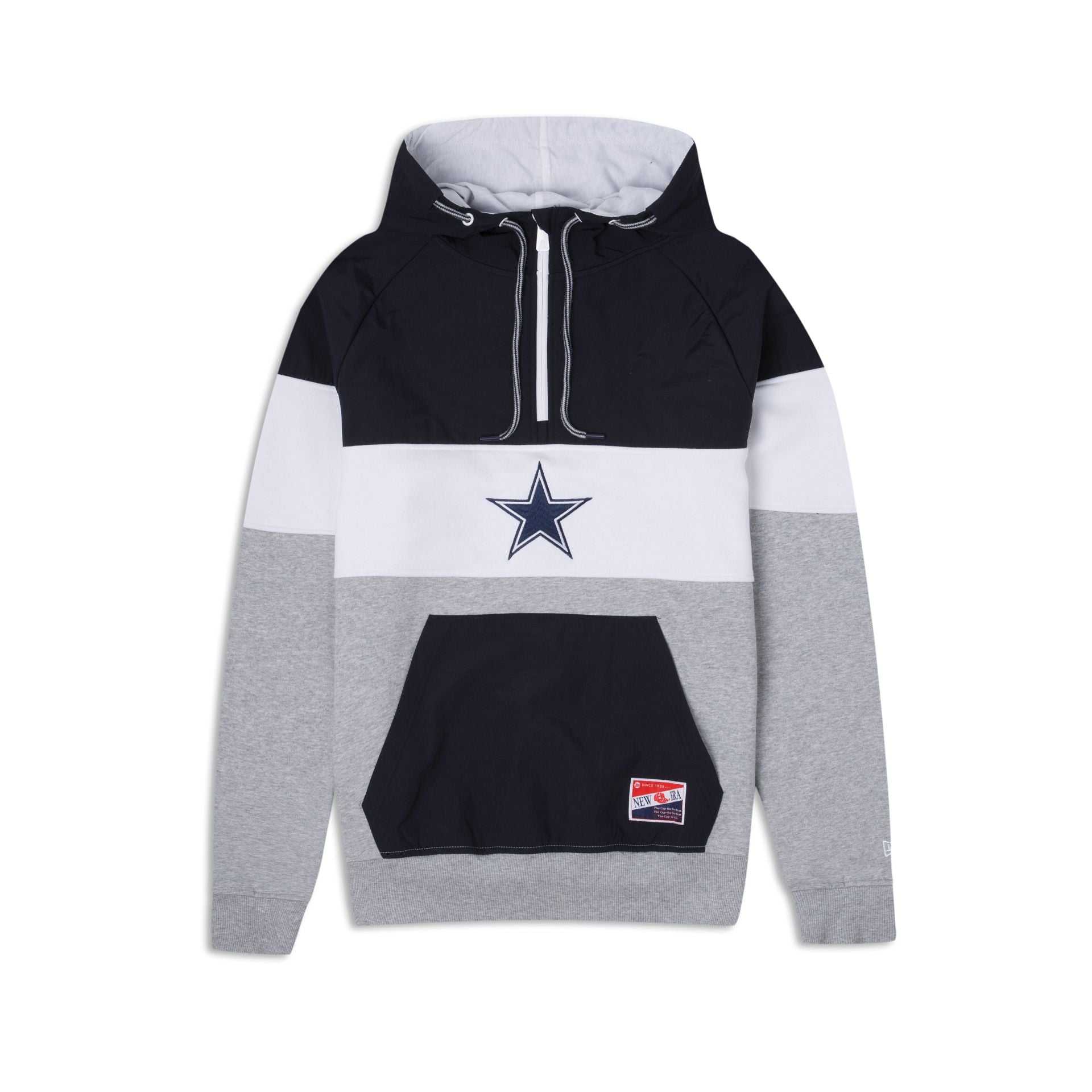 Dallas Cowboys Throwback Quarter Zip Hoodie