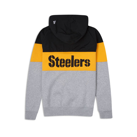 Pittsburgh Steelers Throwback Quarter Zip Hoodie