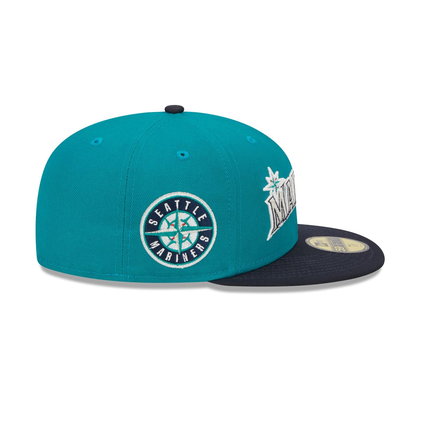 Seattle Mariners Retro Jersey Script 59FIFTY Fitted Hat