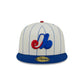 Montreal Expos Team Shimmer 59FIFTY Fitted Hat