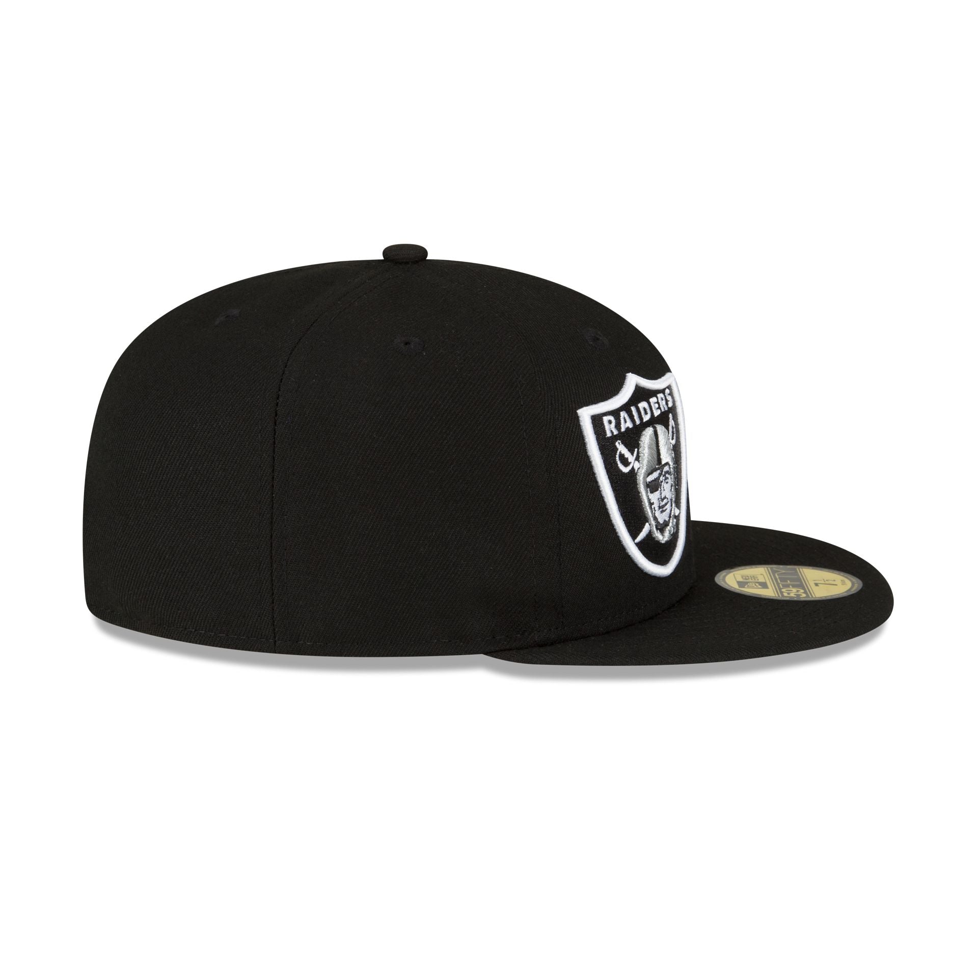Las Vegas Raiders New Era Gray/Black 2023 Sideline 59FIFTY Fitted Hat