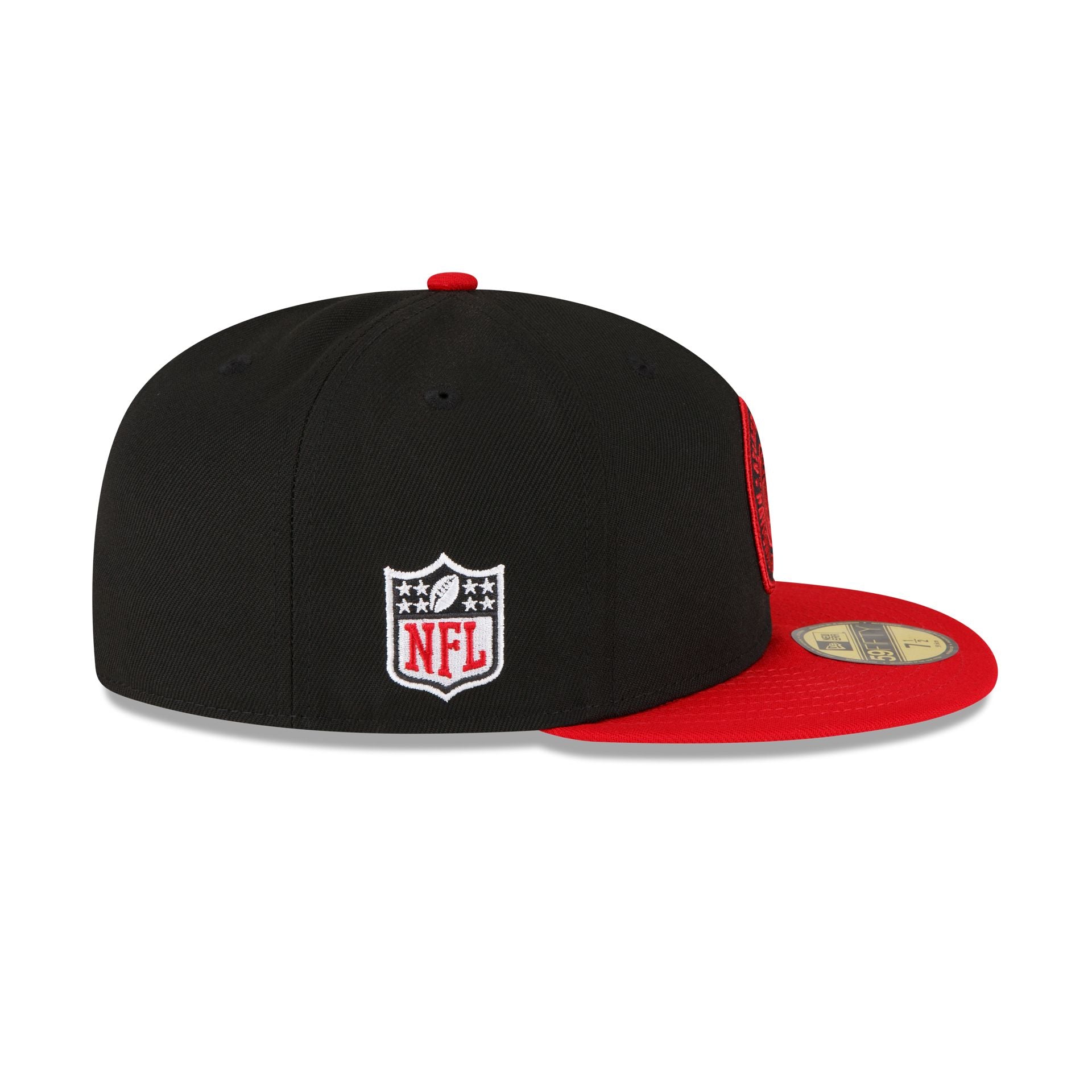 New era nfl black and team best sale color 59fifty fitted cap