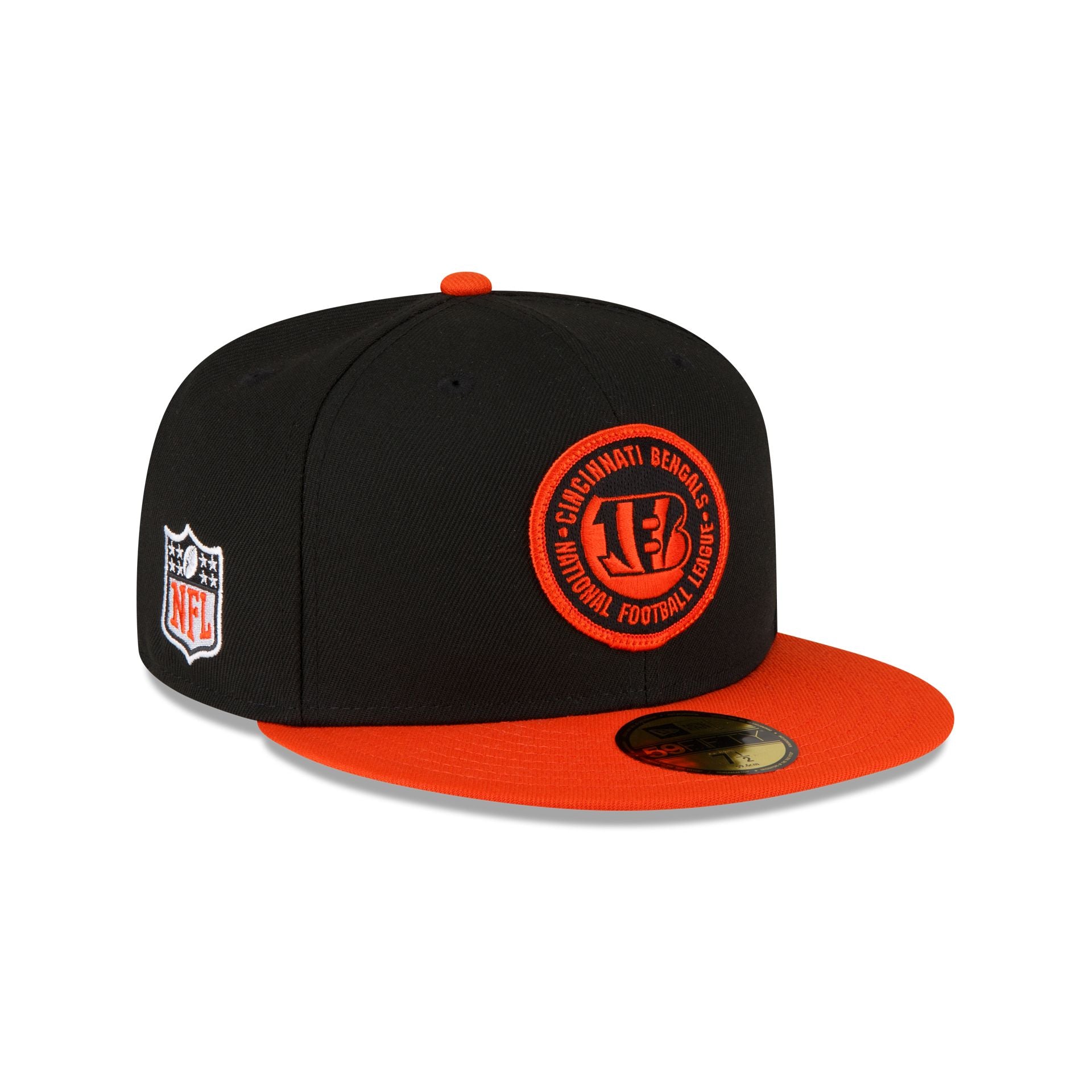 Cincinnati Bengals 2023 Sideline Team Patch 59FIFTY Fitted Hat – New ...