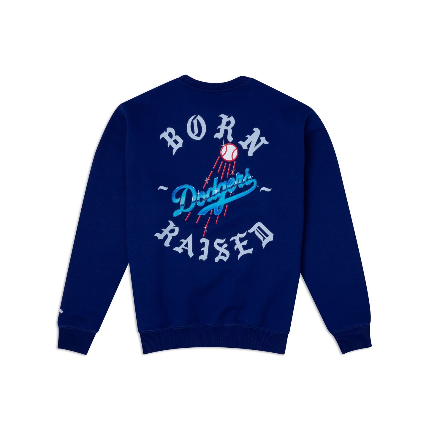 Born X Raised Los Angeles Dodgers Blue Crewneck