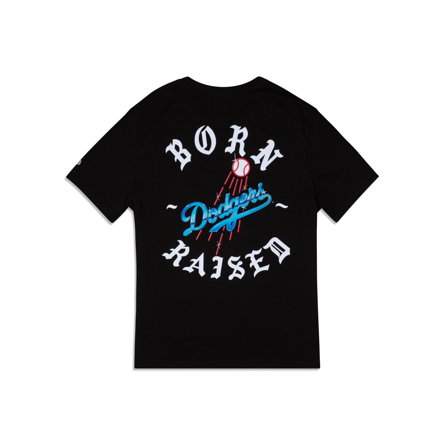 Born X Raised Los Angeles Dodgers Logo Black T-Shirt – New Era