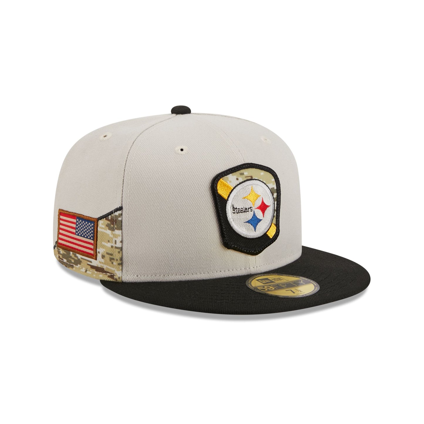 Pittsburgh Steelers 2023 Salute to Service 59FIFTY Fitted Hat