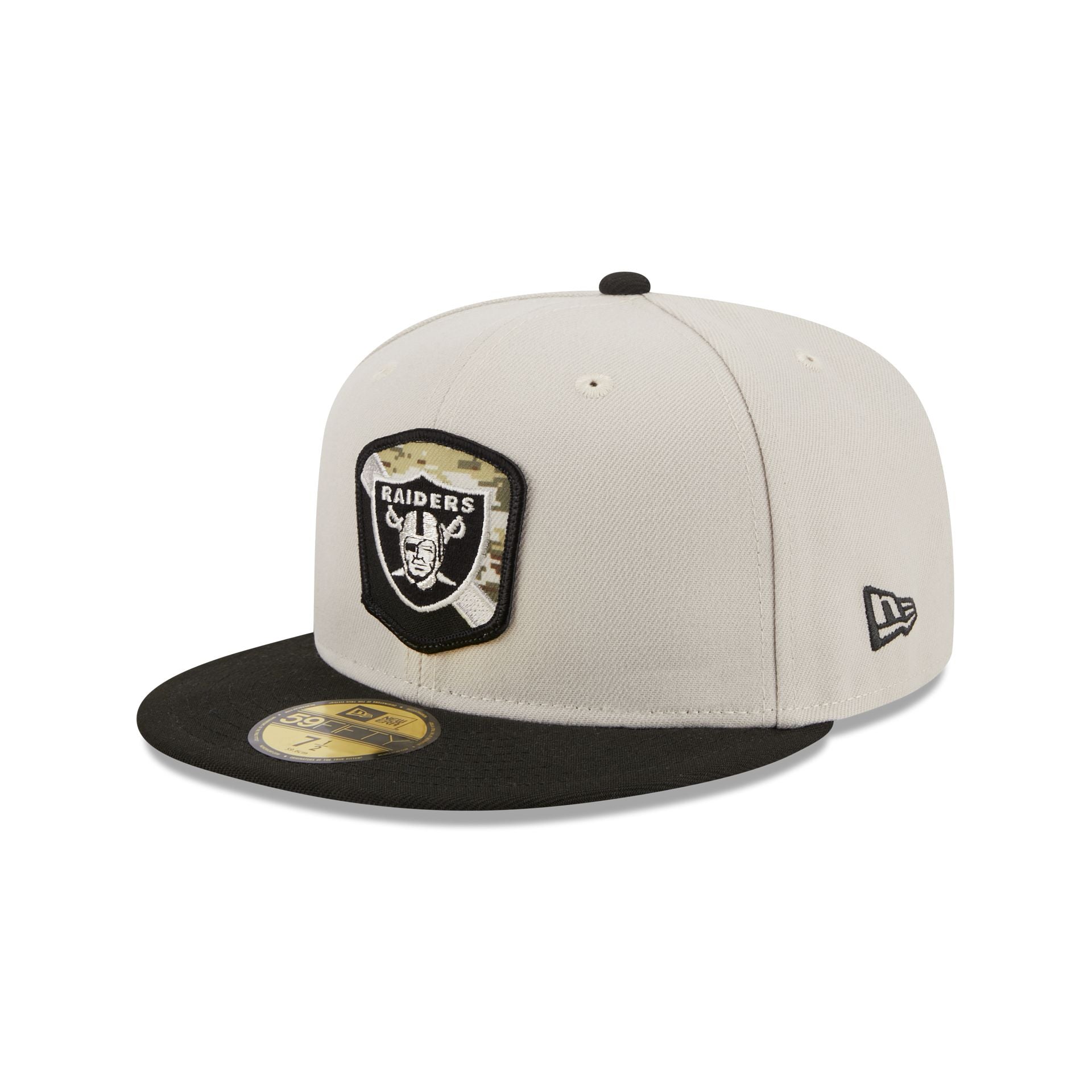 Las Vegas Raiders 2023 Salute to Service 59FIFTY Fitted Hat – New