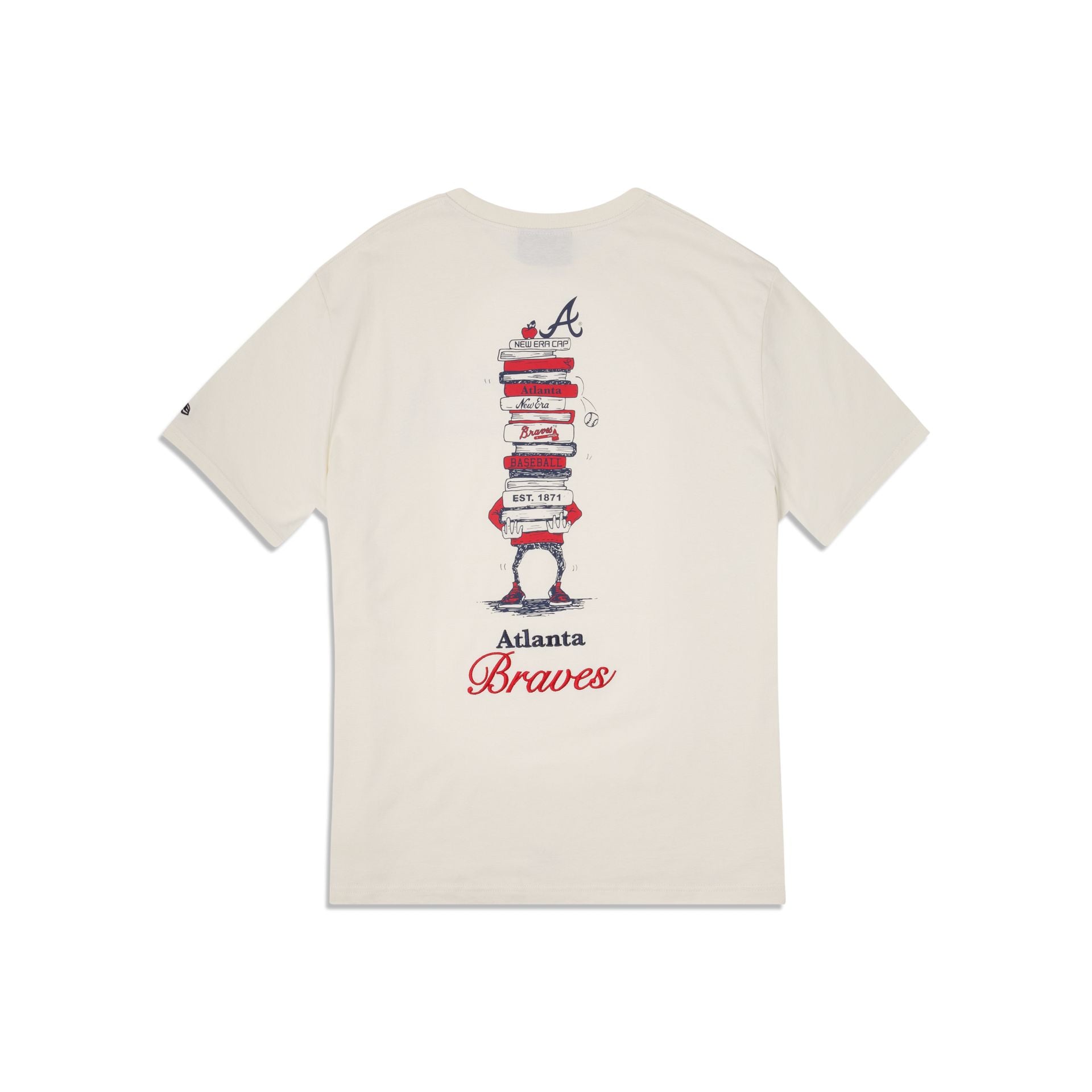 Atlanta braves white t hot sale shirt