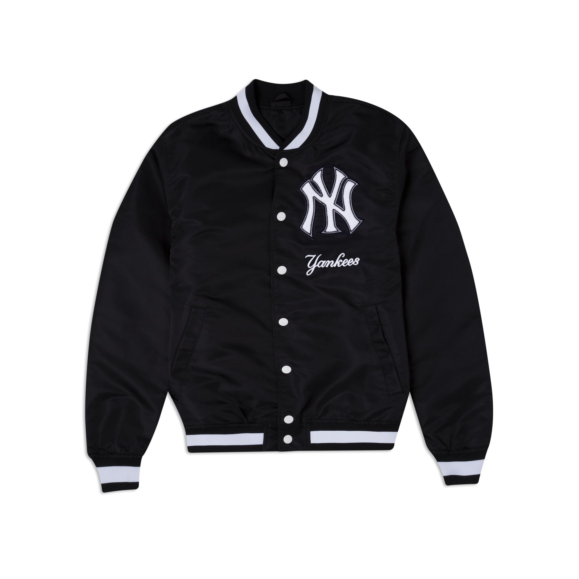 Pro Standard Fly City Edition Historic Rib Black Satin Jacket - Hawks Shop