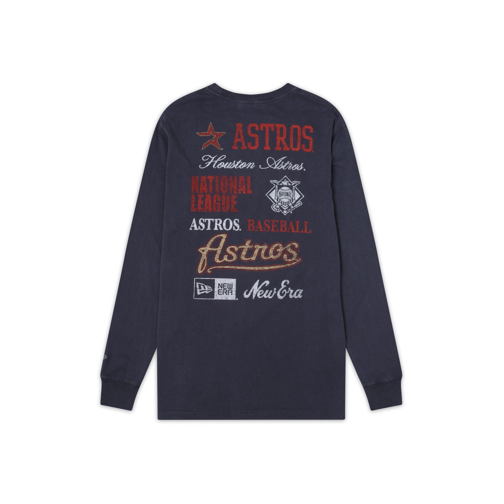 Houston Astros Old School Sport Long Sleeve T-Shirt – New Era Cap