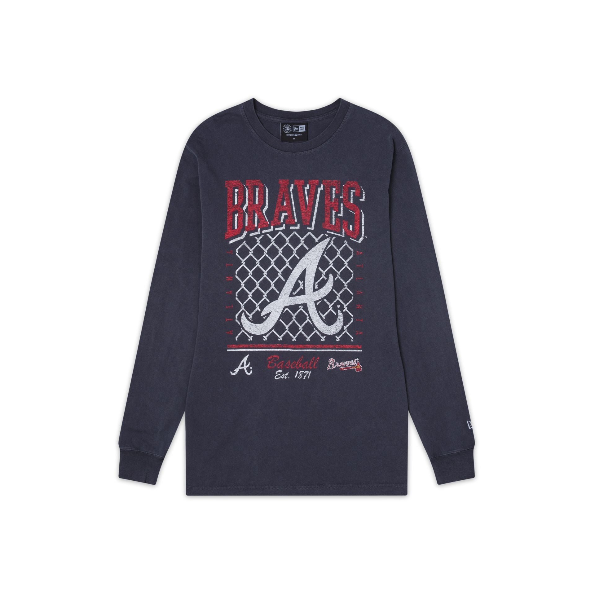 Atlanta Braves Old School Sport Long Sleeve T-Shirt