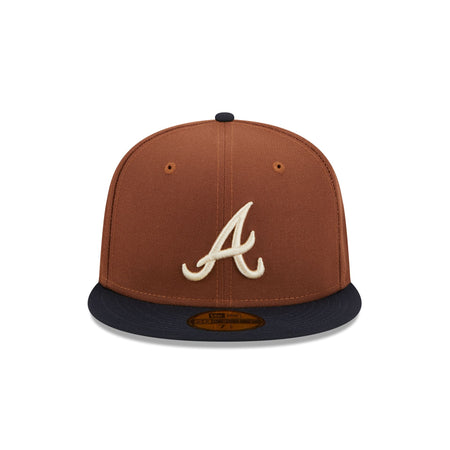 Men's New Era Graphite/Cardinal Atlanta Braves Cooperstown Collection 150th  Anniversary Titlewave 59FIFTY - Fitted Hat