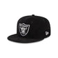 Las Vegas Raiders Throwback Corduroy 59FIFTY Fitted Hat