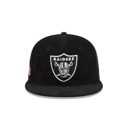 Las Vegas Raiders Throwback Corduroy 59FIFTY Fitted Hat