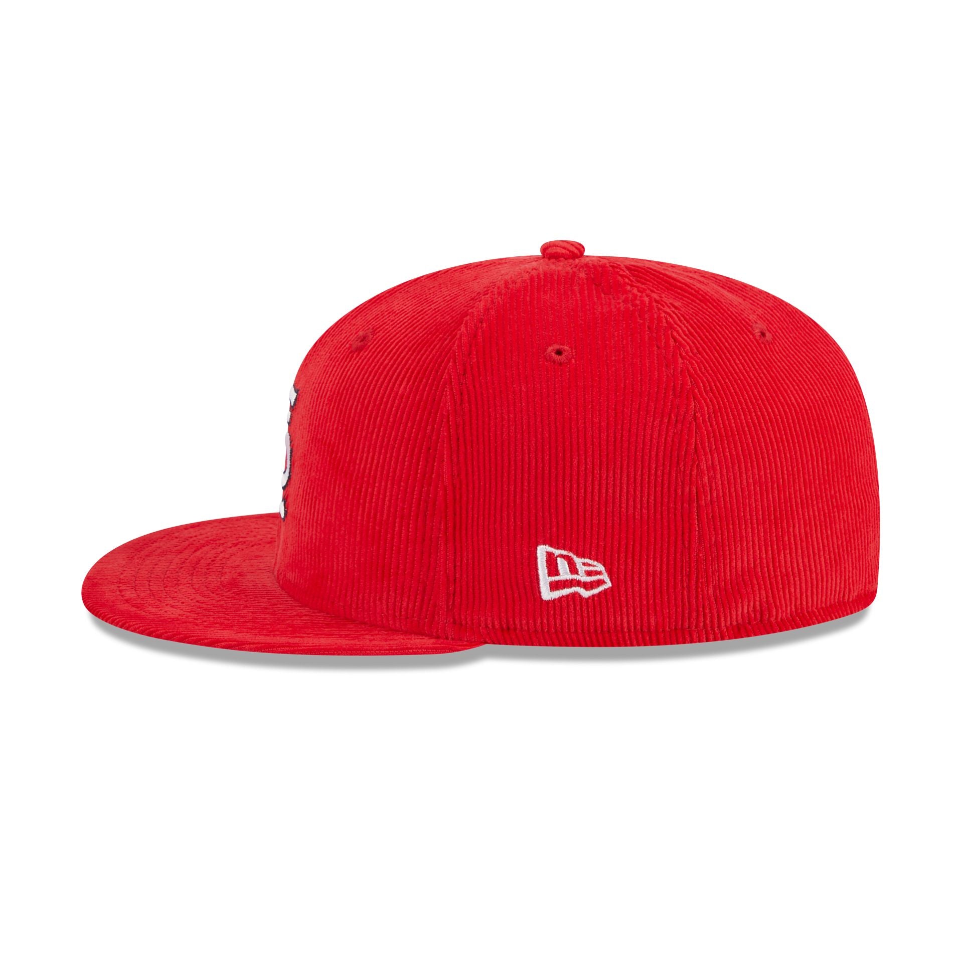 Men's New Era Red St. Louis Cardinals Throwback Corduroy 59FIFTY Fitted Hat