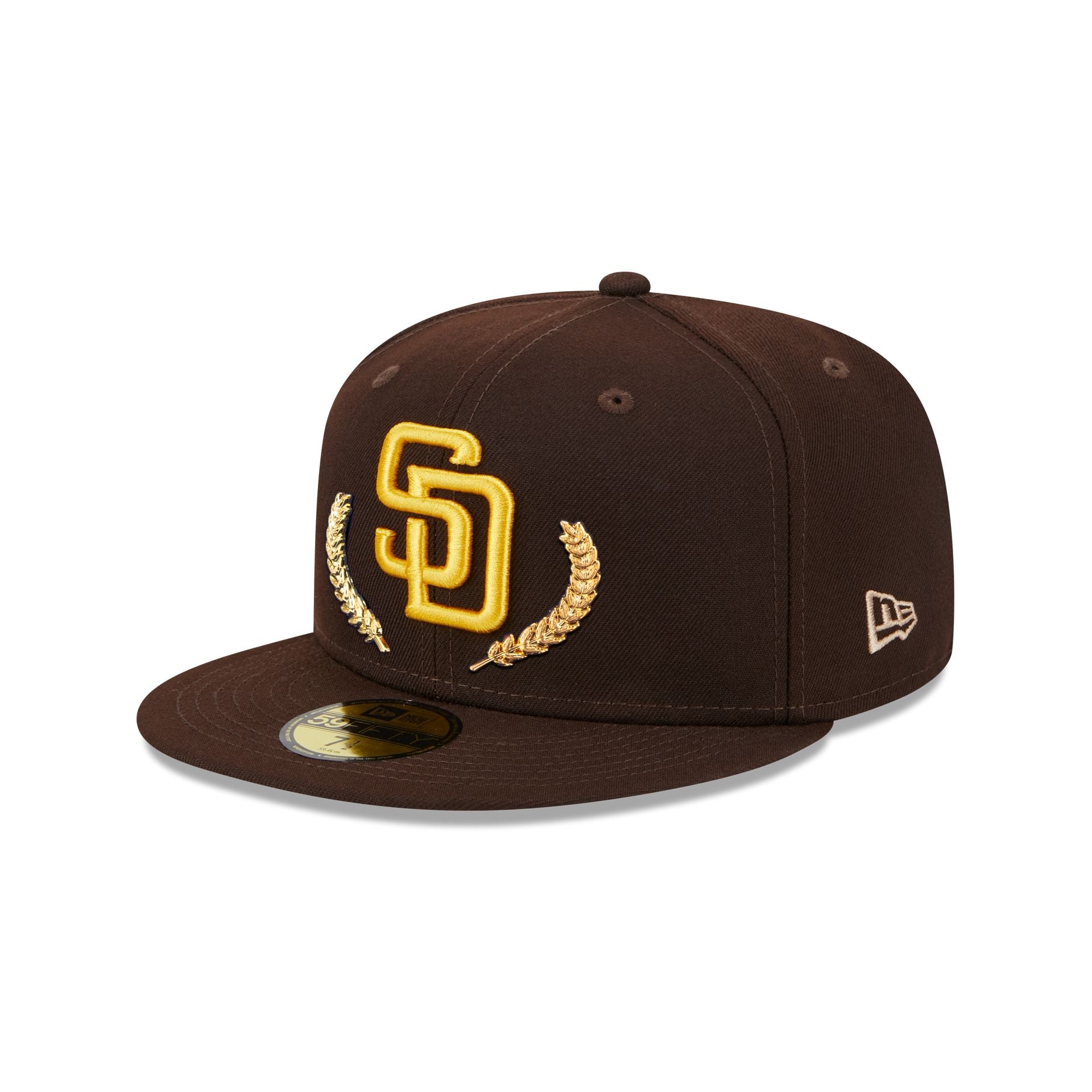 San Diego Padres Gold Leaf 59FIFTY Fitted Hat – New Era Cap