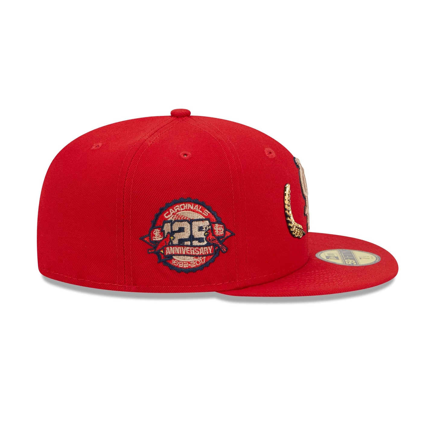 14ky MLB St. Louis Cardinals Medium Cap Logo Pendant
