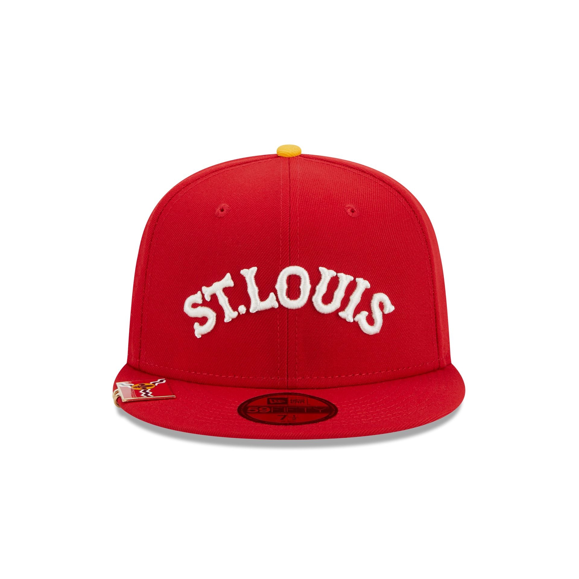 St. Louis Cardinals Orange and White Basic STL Orange UV New Era 59FIFTY Fitted  Hat