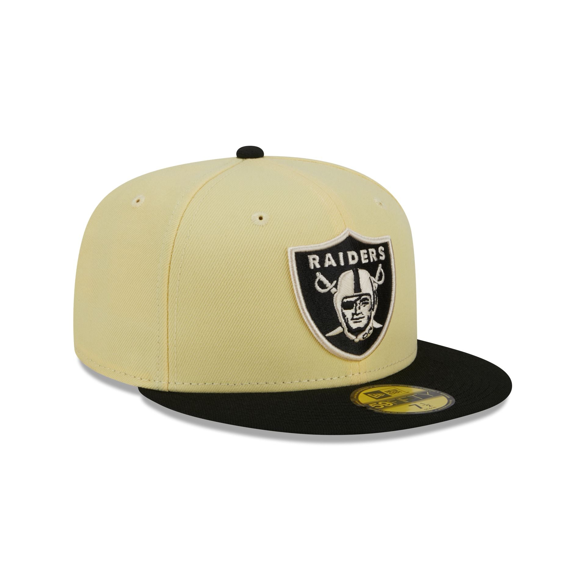 New Era Caps Las Vegas Raiders 59FIFTY Fitted Hat Black/Khaki