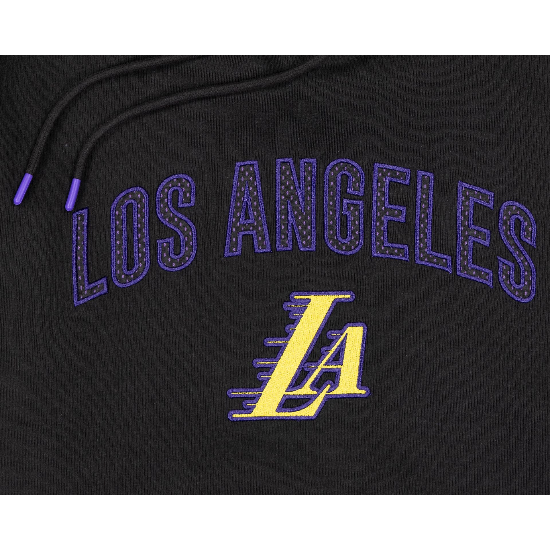 Los Angeles Lakers 2023 City Edition Black Hoodie New Era Cap