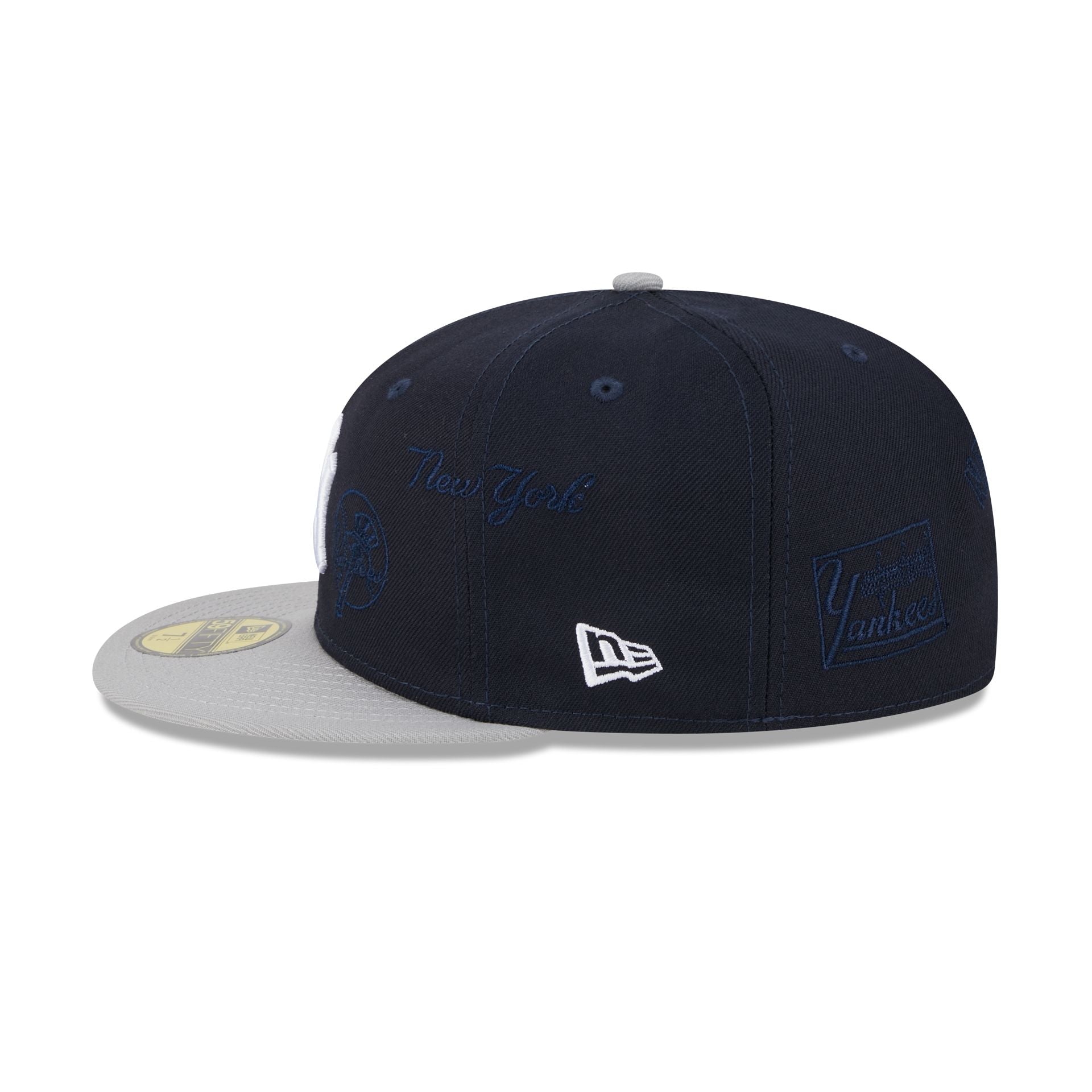 New York Yankees Multi Logo 59FIFTY Fitted Hat – New Era Cap