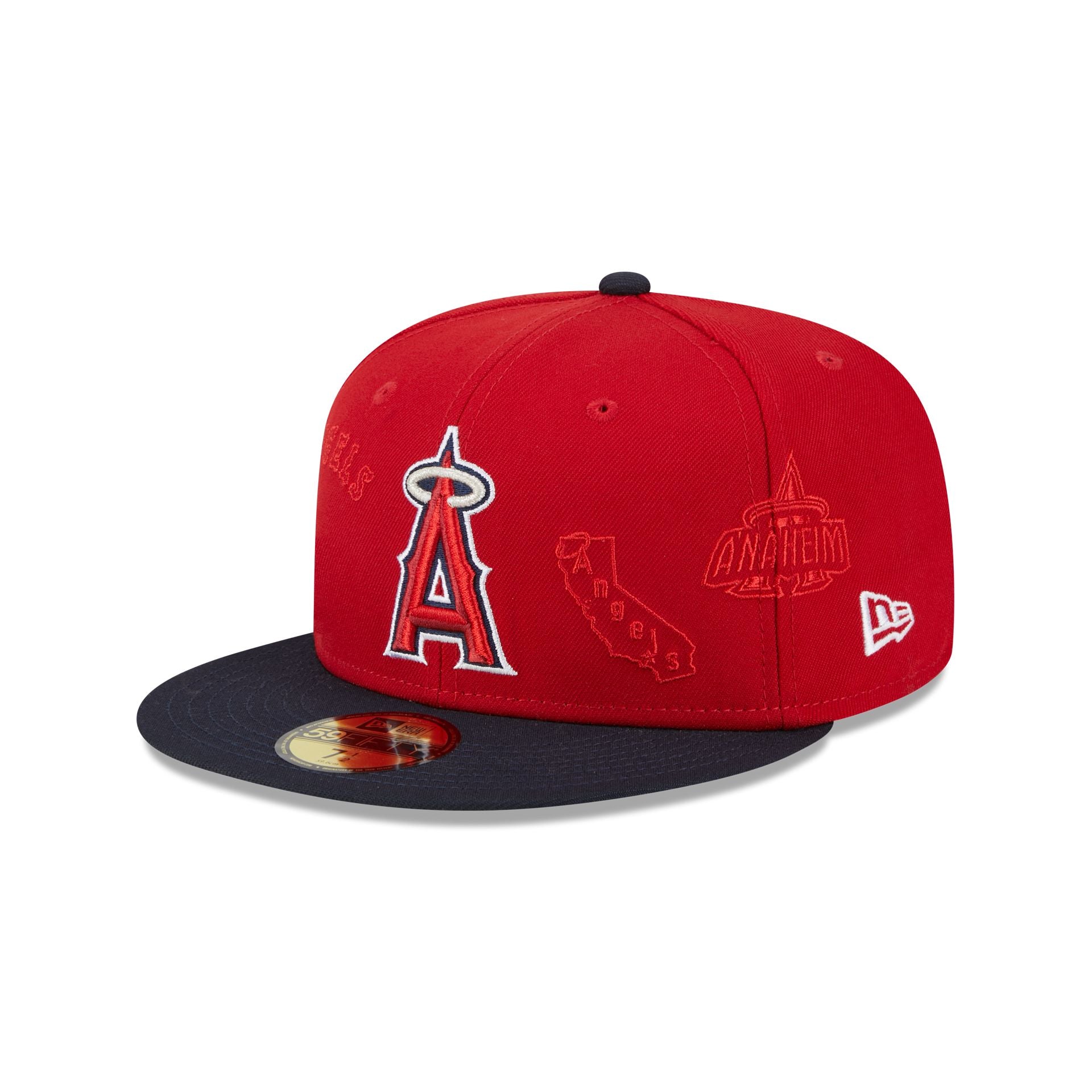 Los Angeles Angels Multi Logo 59FIFTY Fitted Hat – New Era Cap