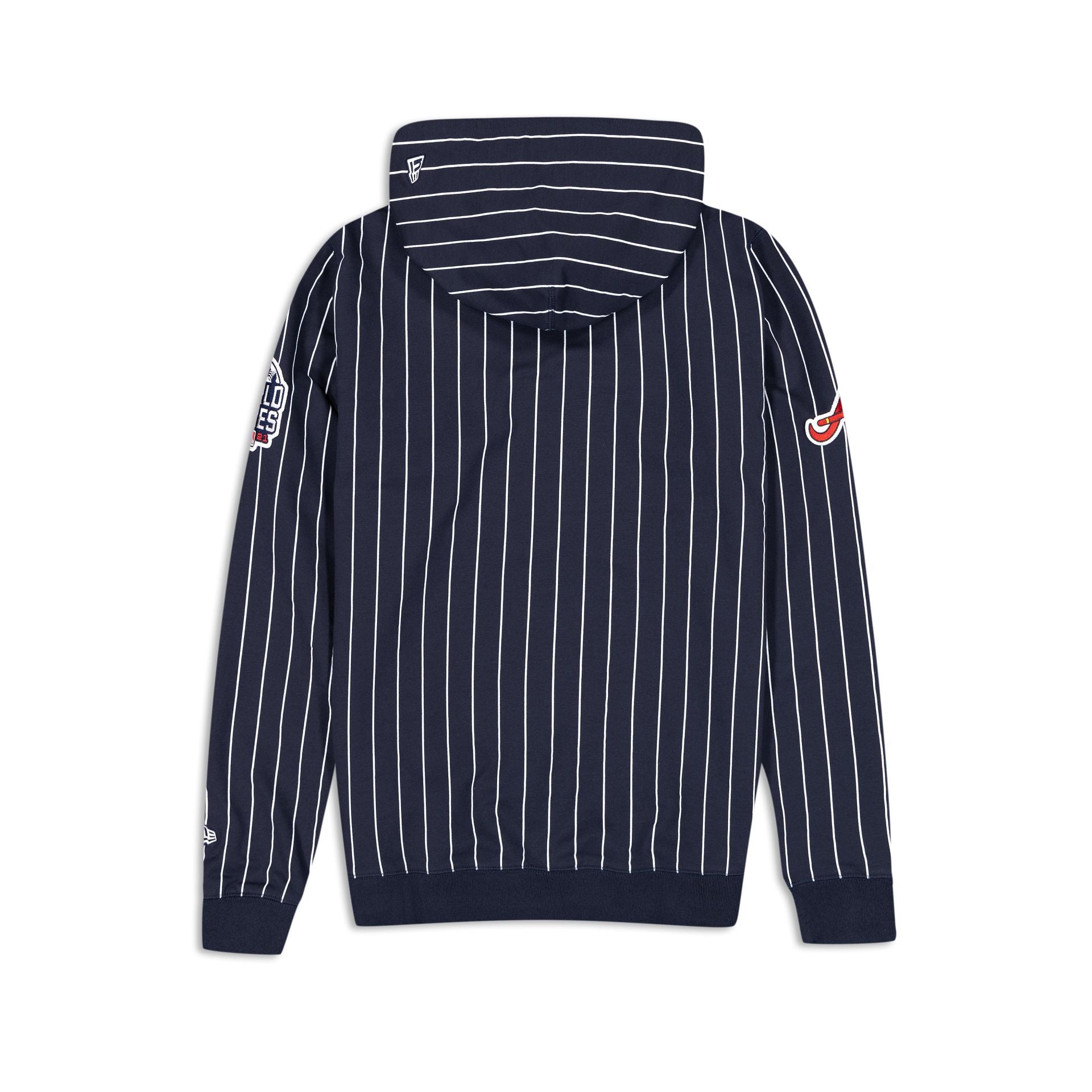 Black 2025 pinstripe hoodie