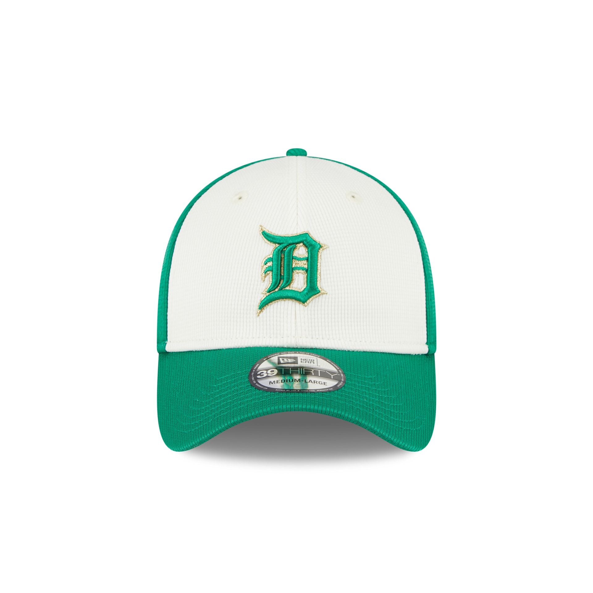 Detroit Tigers St. Patrick s Day 2024 39THIRTY Stretch Fit Hat New Era Cap