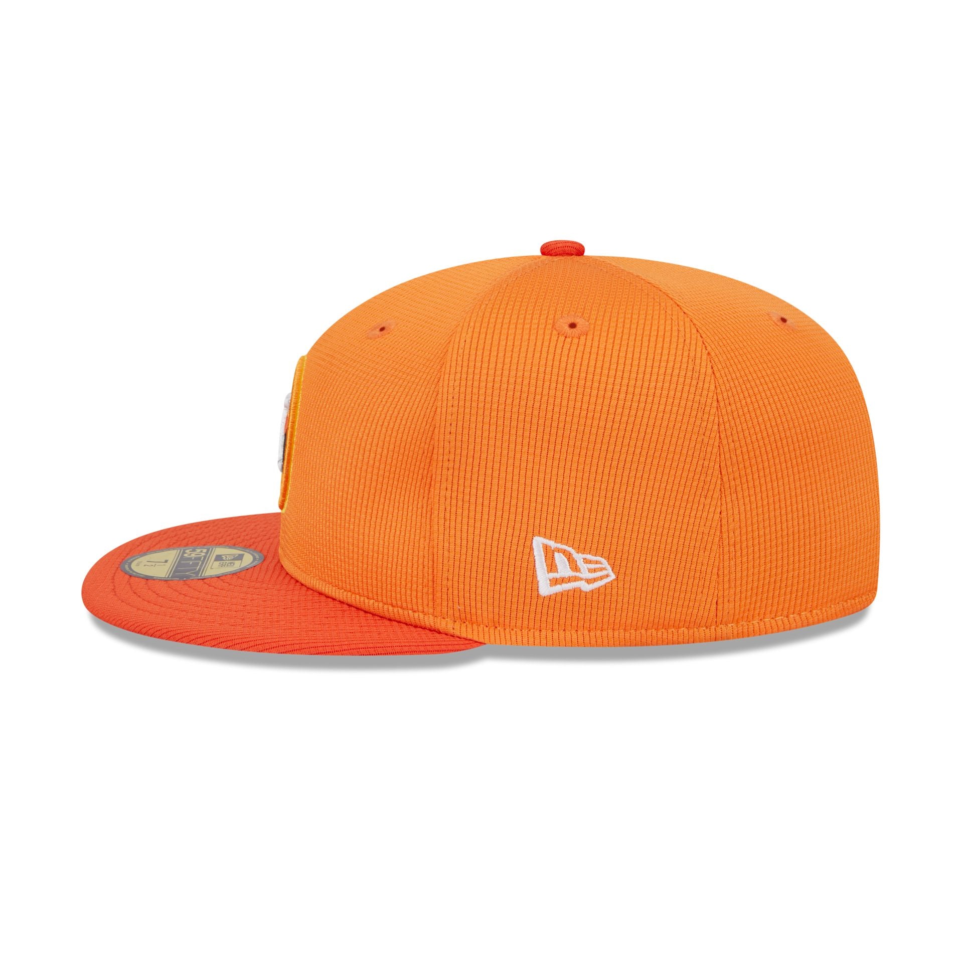 7 7/8 - Houston Astros Orange UV Undftd Jordan 4 Inspired New authentic Era Fitted Cap