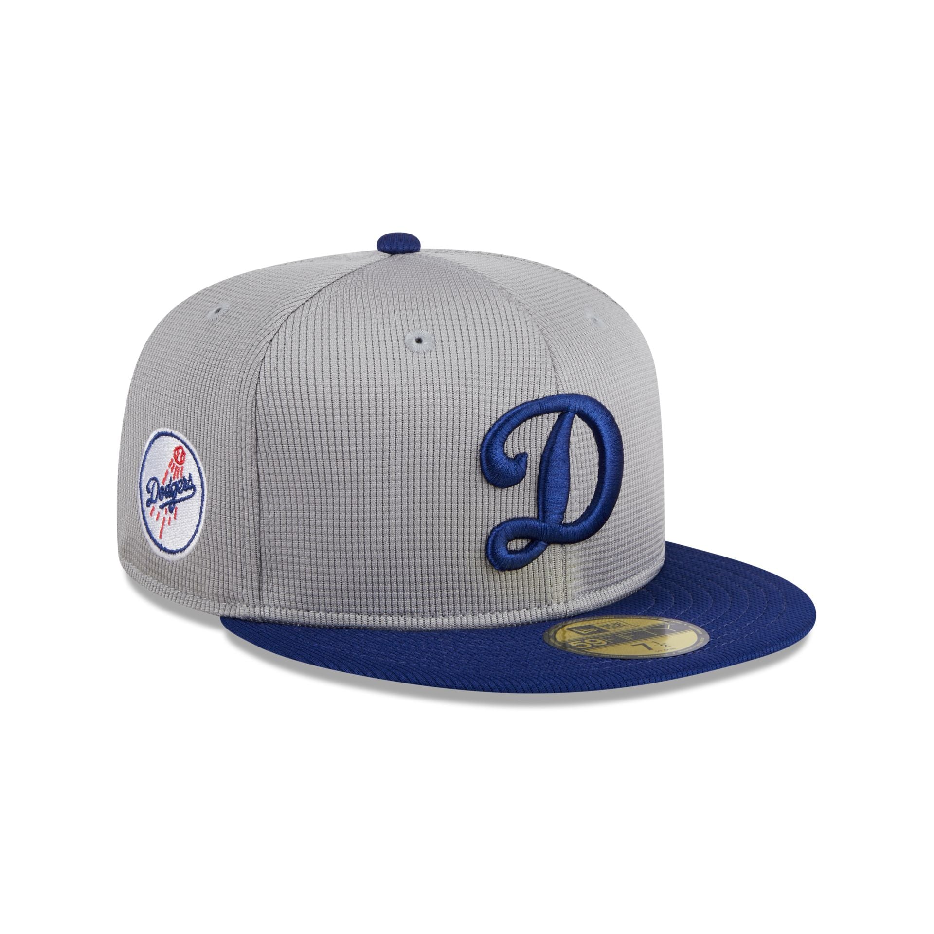 Los Angeles Dodgers 2024 Batting Practice Gray 59FIFTY Fitted Hat