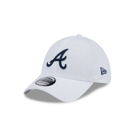 Atlanta Braves Optic White 39THIRTY Stretch Fit Hat