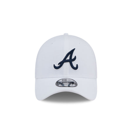 Atlanta Braves Optic White 39THIRTY Stretch Fit Hat