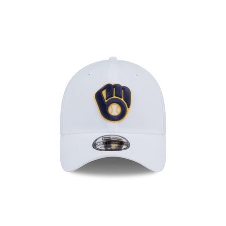 Milwaukee Brewers Optic White 39THIRTY Stretch Fit Hat