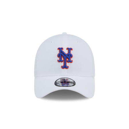 New York Mets Optic White 39THIRTY Stretch Fit Hat