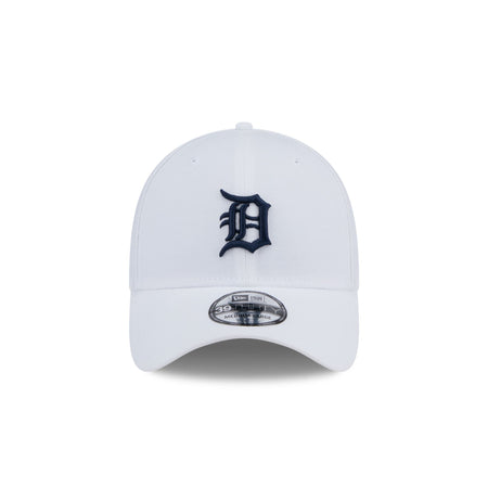 Detroit Tigers Optic White 39THIRTY Stretch Fit Hat