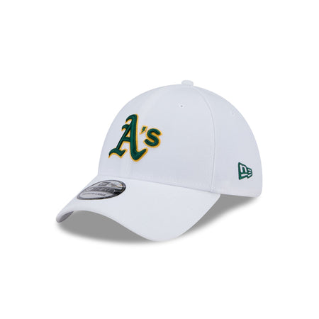 Oakland Athletics Optic White 39THIRTY Stretch Fit Hat