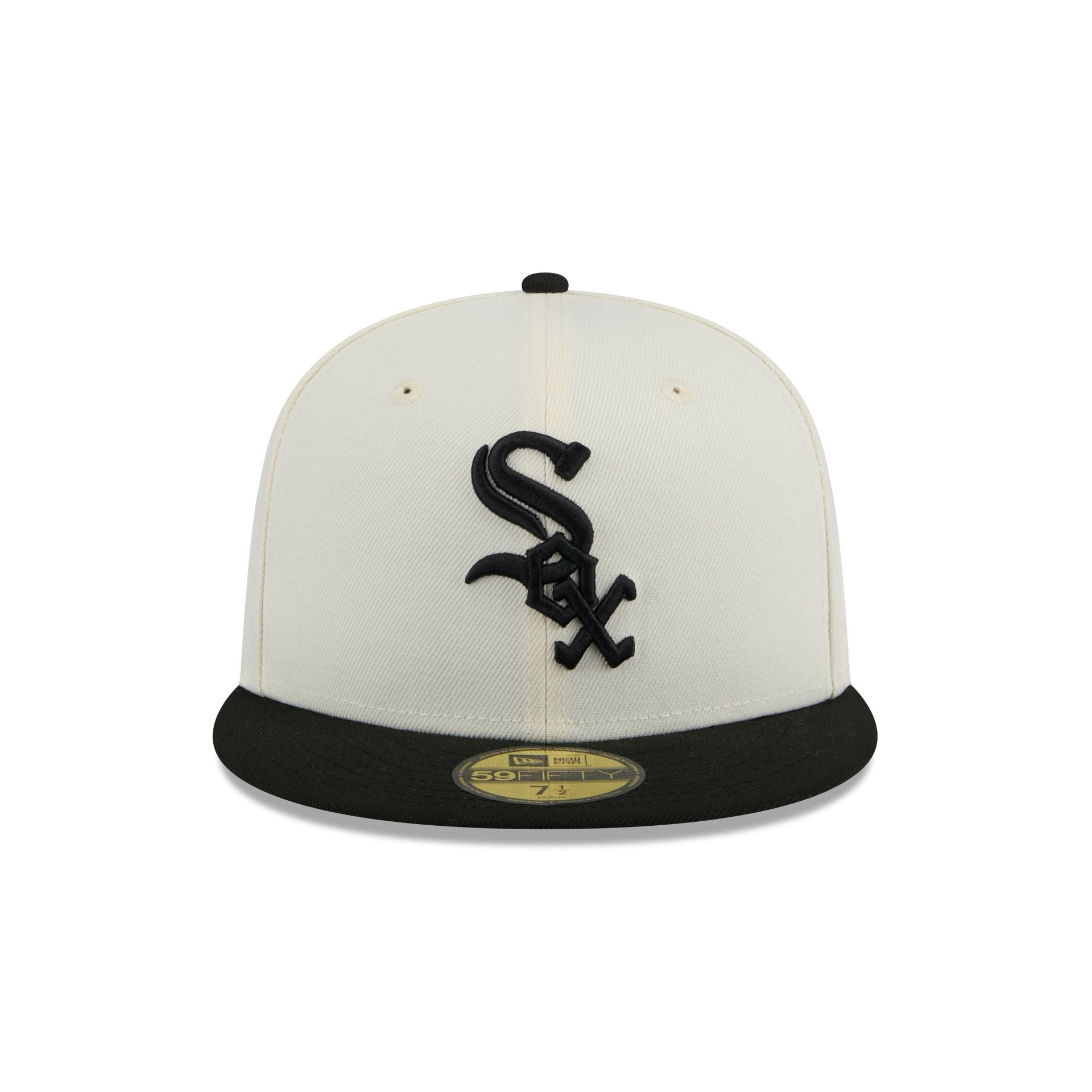 New Era 59Fifty Chicago White Sox Fitted Hat 7 5/8 Hat authentic Club