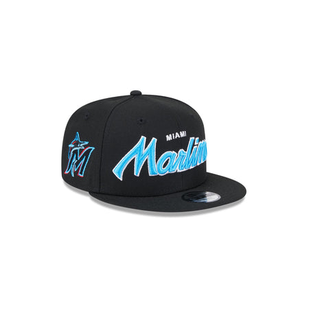 Miami Marlins Script Kids 9FIFTY Snapback Hat