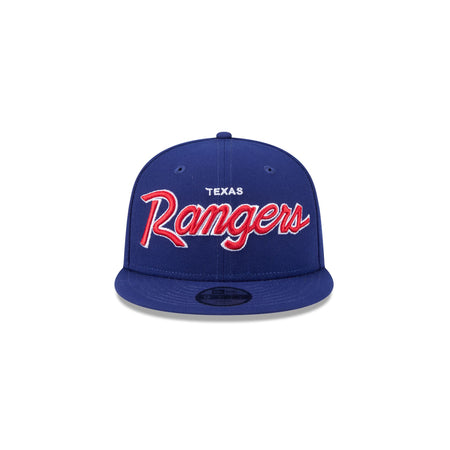 Texas Rangers Script Kids 9FIFTY Snapback Hat