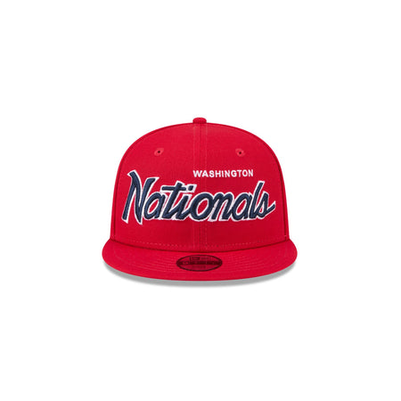 Washington Nationals Script Kids 9FIFTY Snapback Hat